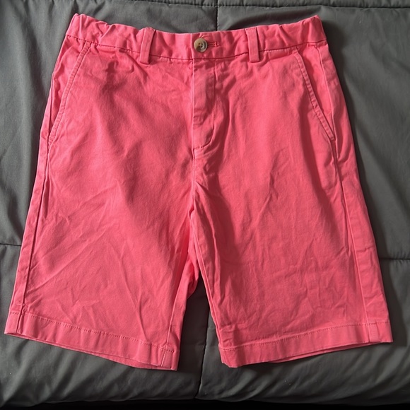 Vineyard Vines Boys’ Breaker Shorts; Sailor Red/12 - Picture 2 of 3